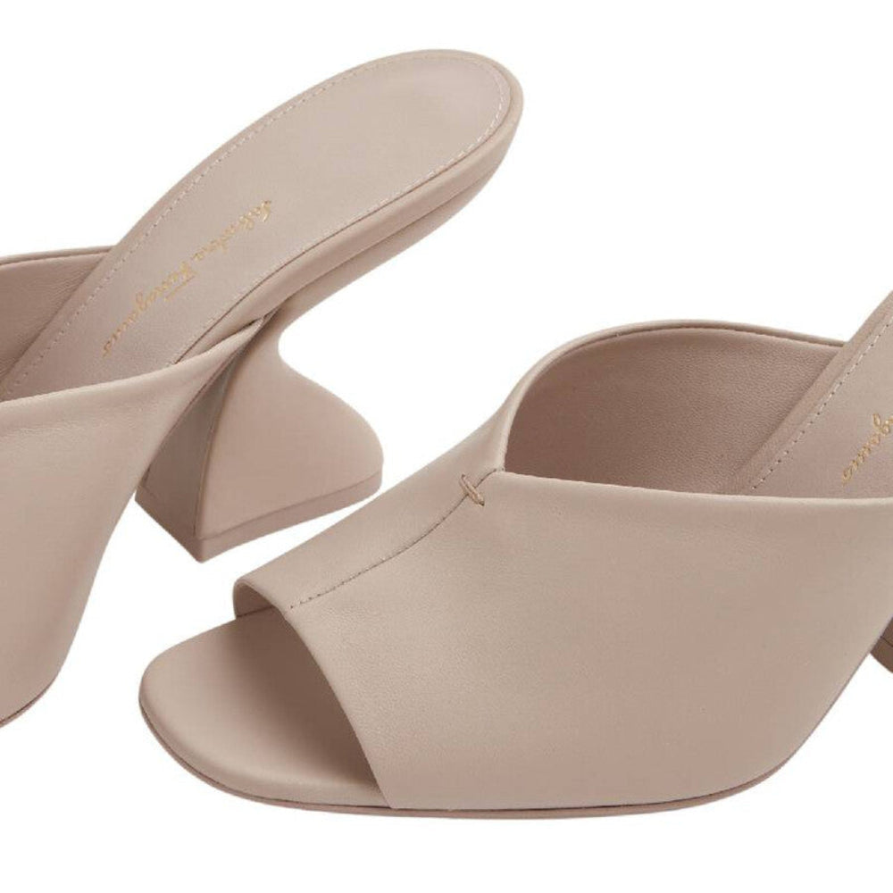 Salvatore Ferragamo Woman's Sansu F Heel Slide Sandals