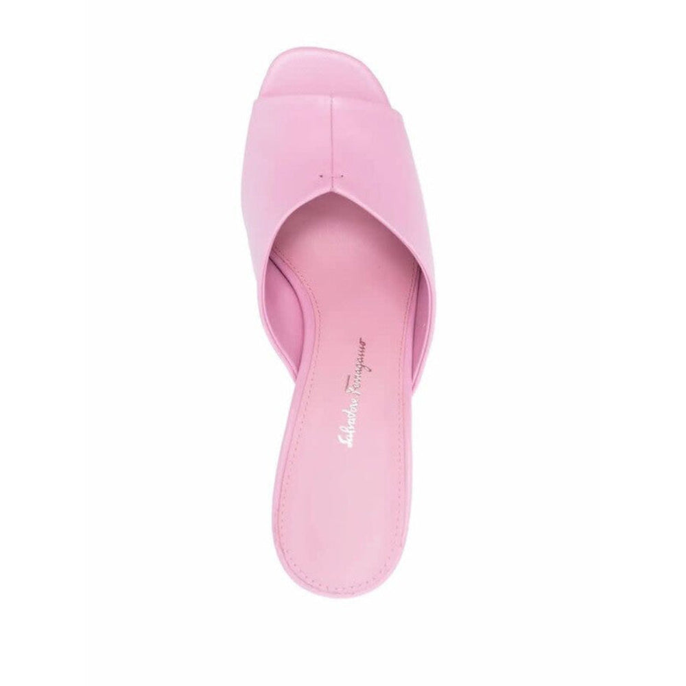 Salvatore Ferragamo Woman's Sansu F Heel Slide Sandals