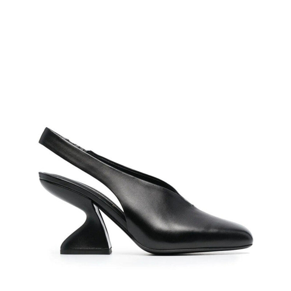 Salvatore Ferragamo Woman's Sloane 85 Sculpted-Heel Slingback Pumps