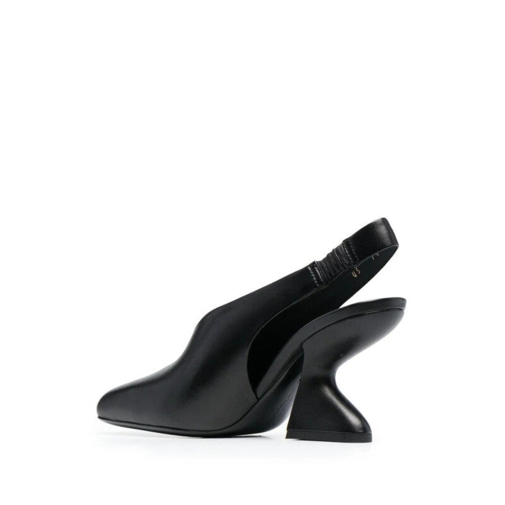 Salvatore Ferragamo Woman's Sloane 85 Sculpted-Heel Slingback Pumps