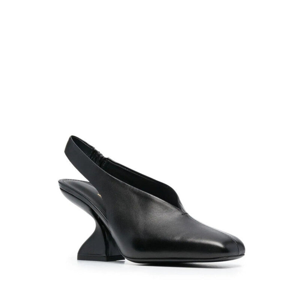 Salvatore Ferragamo Woman's Sloane 85 Sculpted-Heel Slingback Pumps