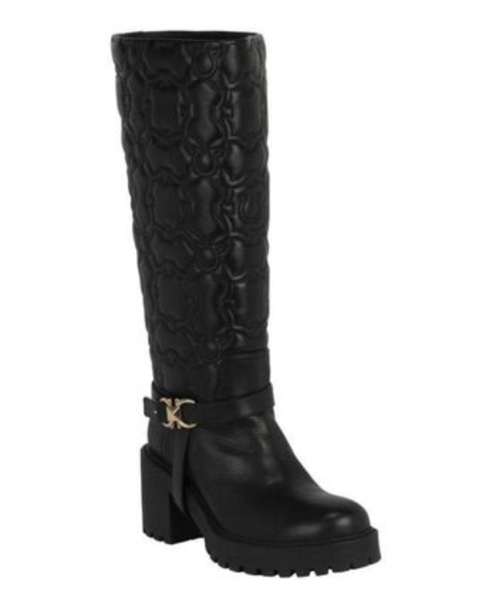 Salvatore Ferragamo Woman's Shiran Knee-High Leather Boot