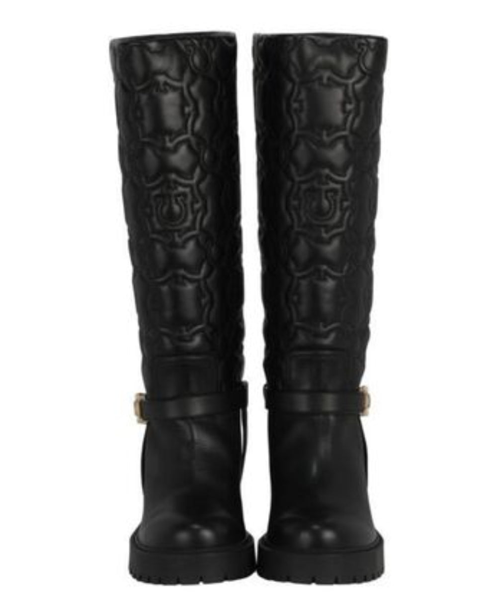 Salvatore Ferragamo Woman's Shiran Knee-High Leather Boot