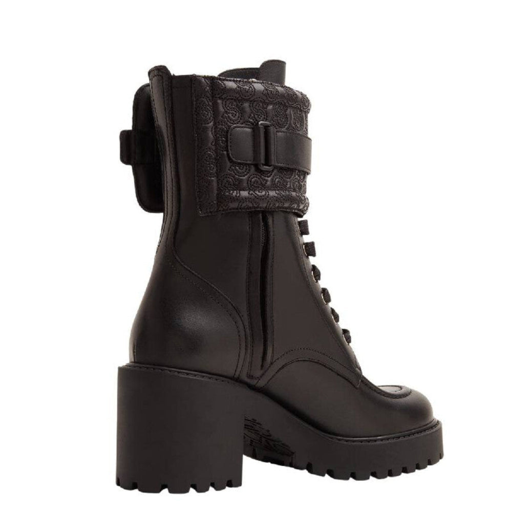 Salvatore Ferragamo Woman's Shiraz Black Leather Boots