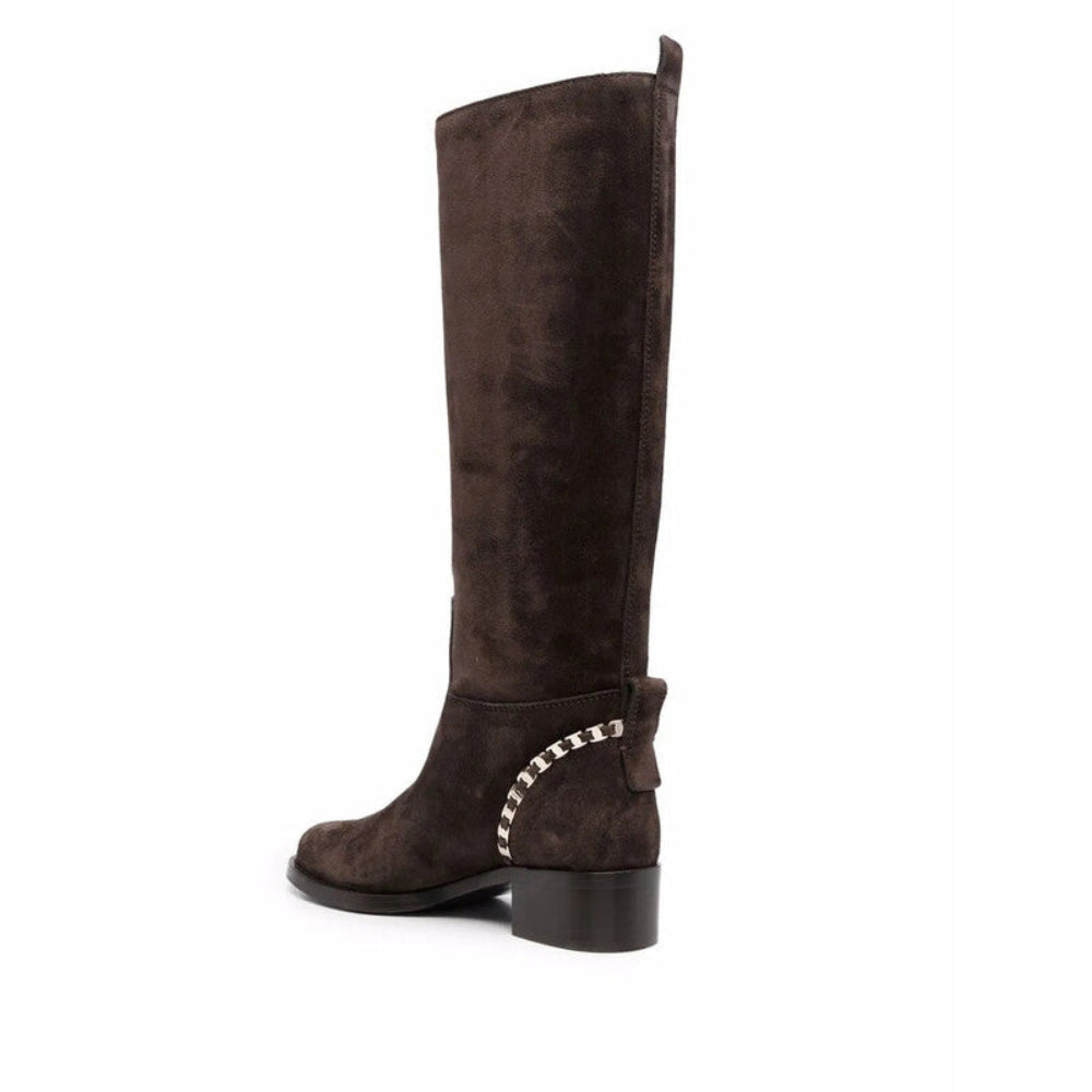 Salvatore Ferragamo Woman's Tawnie Below-The-Knee Boots