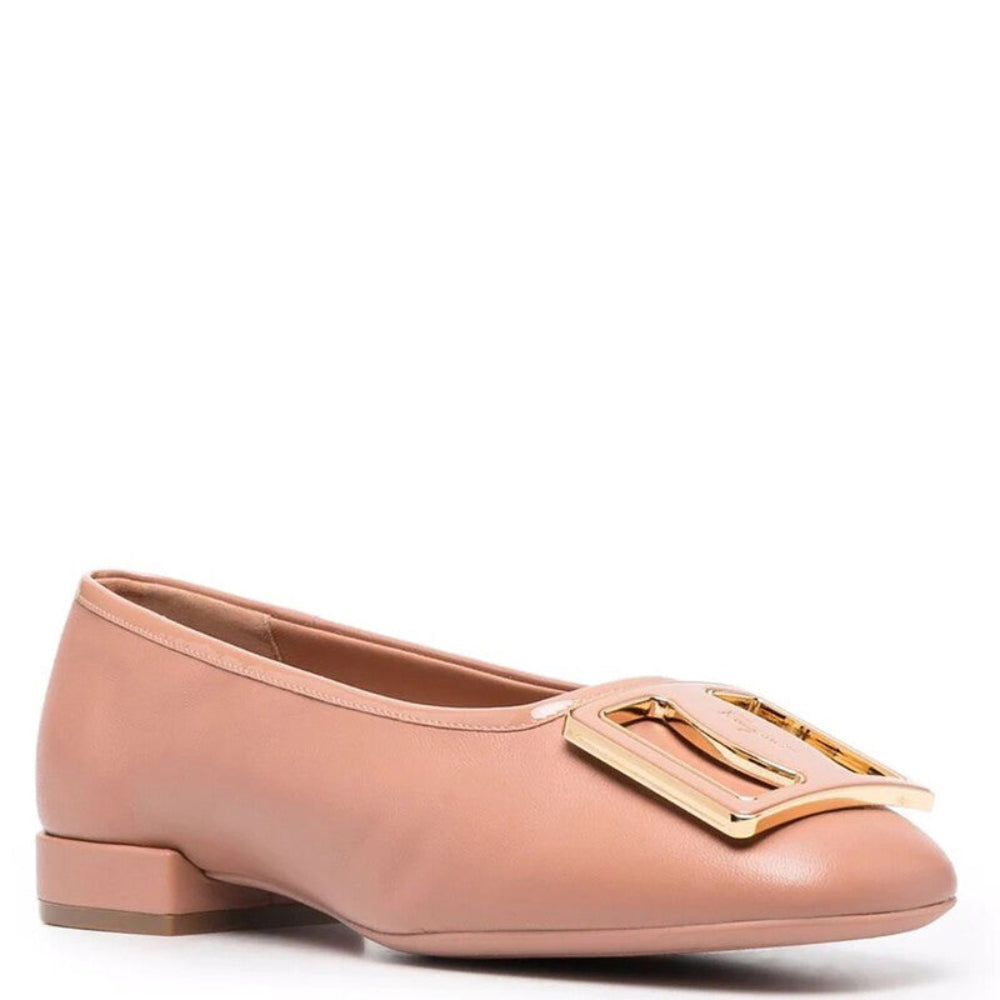 Salvatore Ferragamo Woman's Myrna Chunky Buckle Ballet Flats