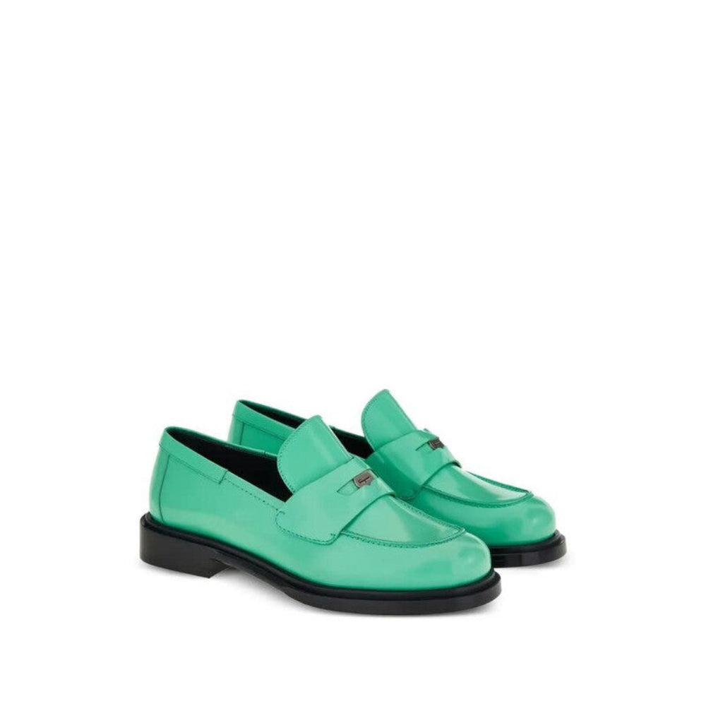 Salvatore Ferragamo Woman's Penny Strap Leather Loafers