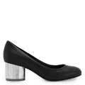 Salvatore Ferragamo Woman's Farrah Mirrored Leather Pumps