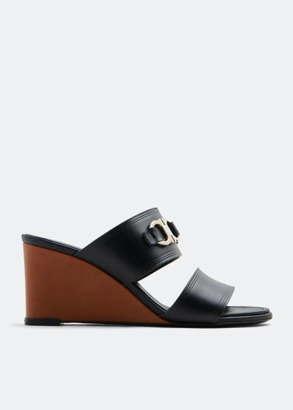 Salvatore Ferragamo Woman's Gancini Wedge Sandals