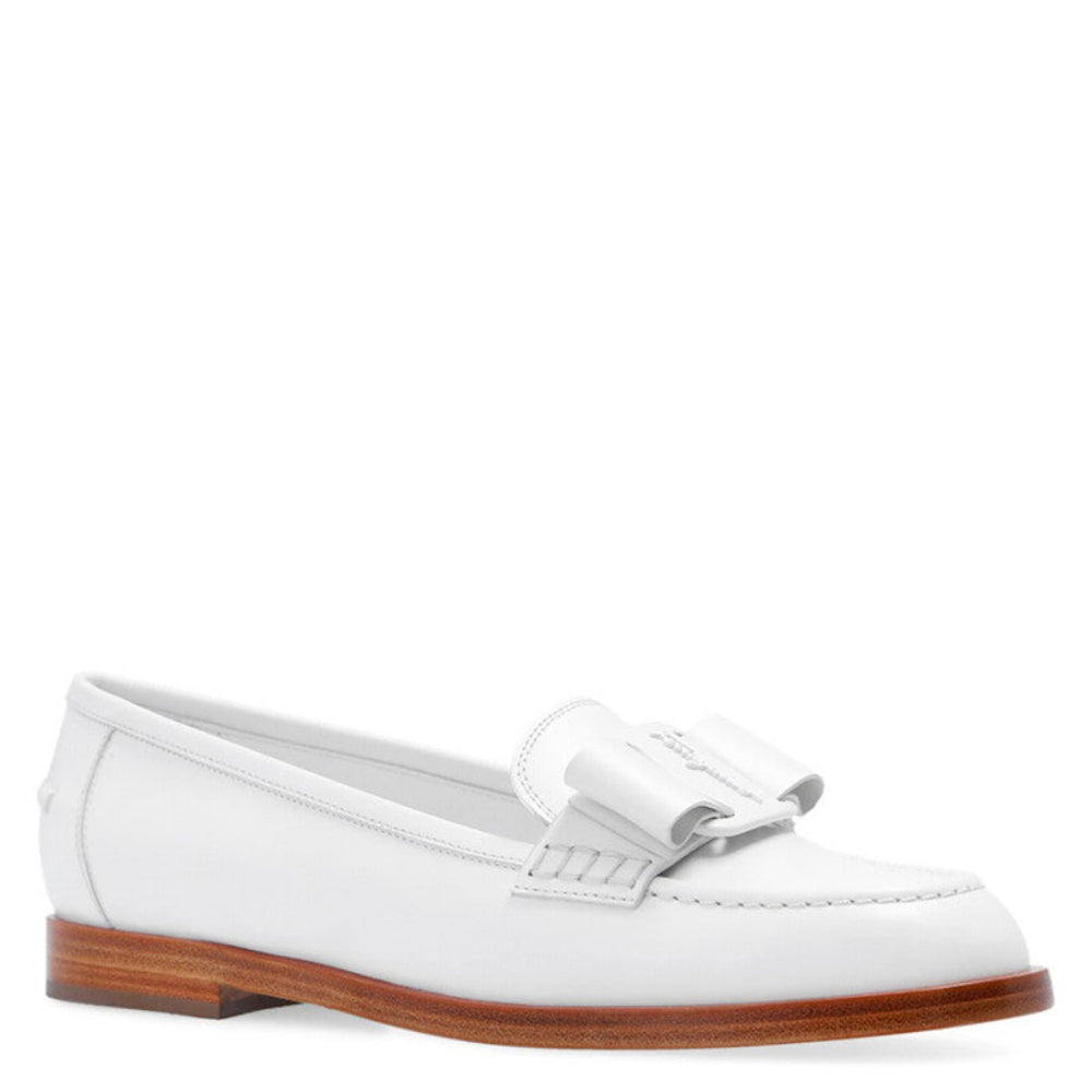 Salvatore Ferragamo Woman's Viva Maxi Bow Leather Loafers