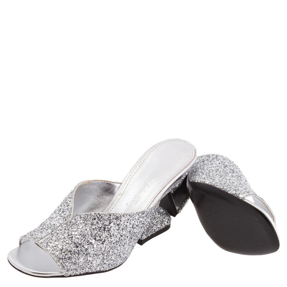 Salvatore Ferragamo Woman's Sansu 85mm Sculptural-Heel Mules