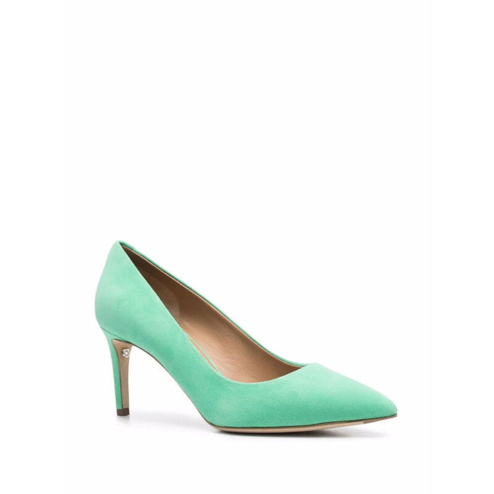 Salvatore Ferragamo Woman's Pointed-Toe Leather Stiletto Pumps