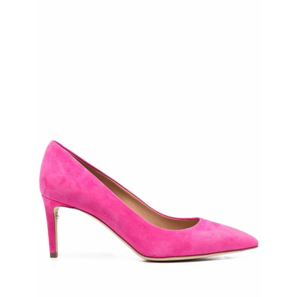 Salvatore Ferragamo Woman's Pointed-Toe Suede Pumps