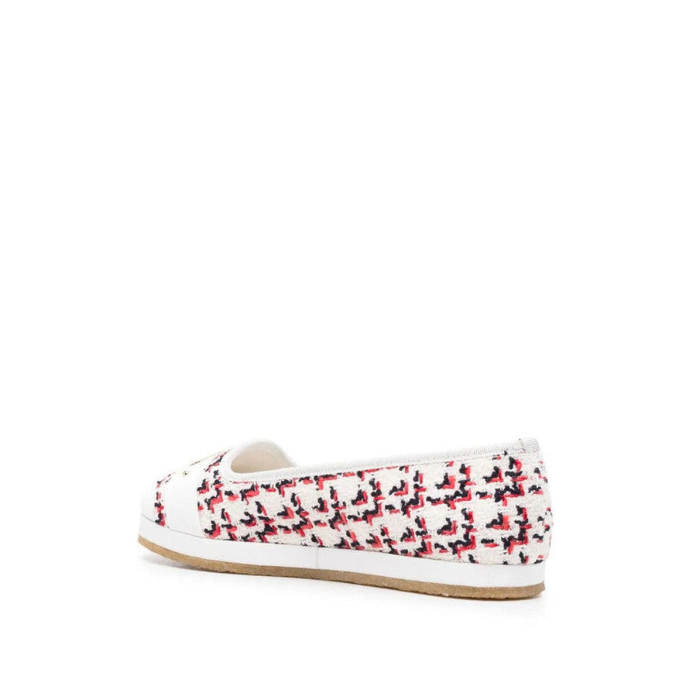 Salvatore Ferragamo Woman's White Vara Ballerina Flats