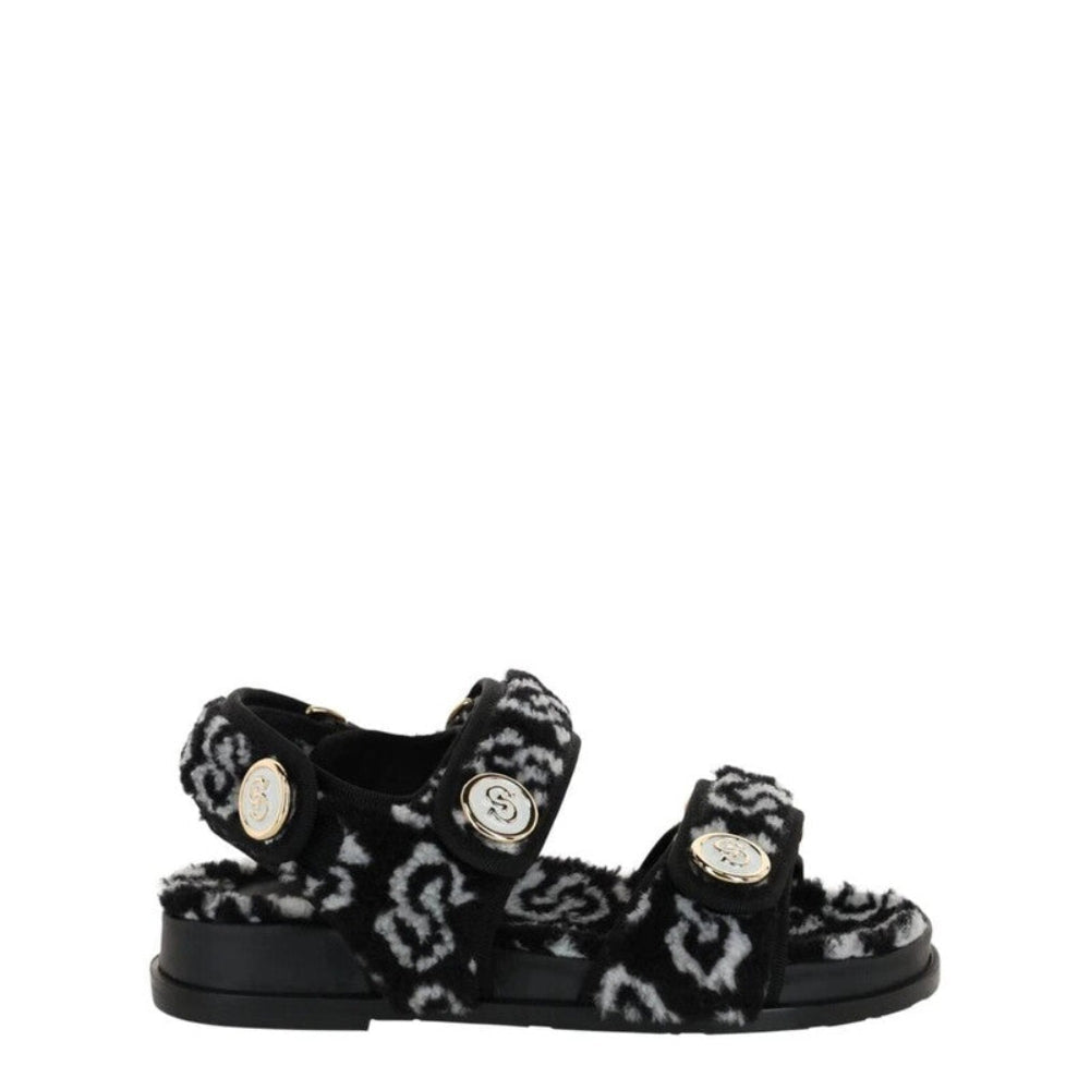 Salvatore Ferragamo Woman's Keita Gancini-Buckle Sandals