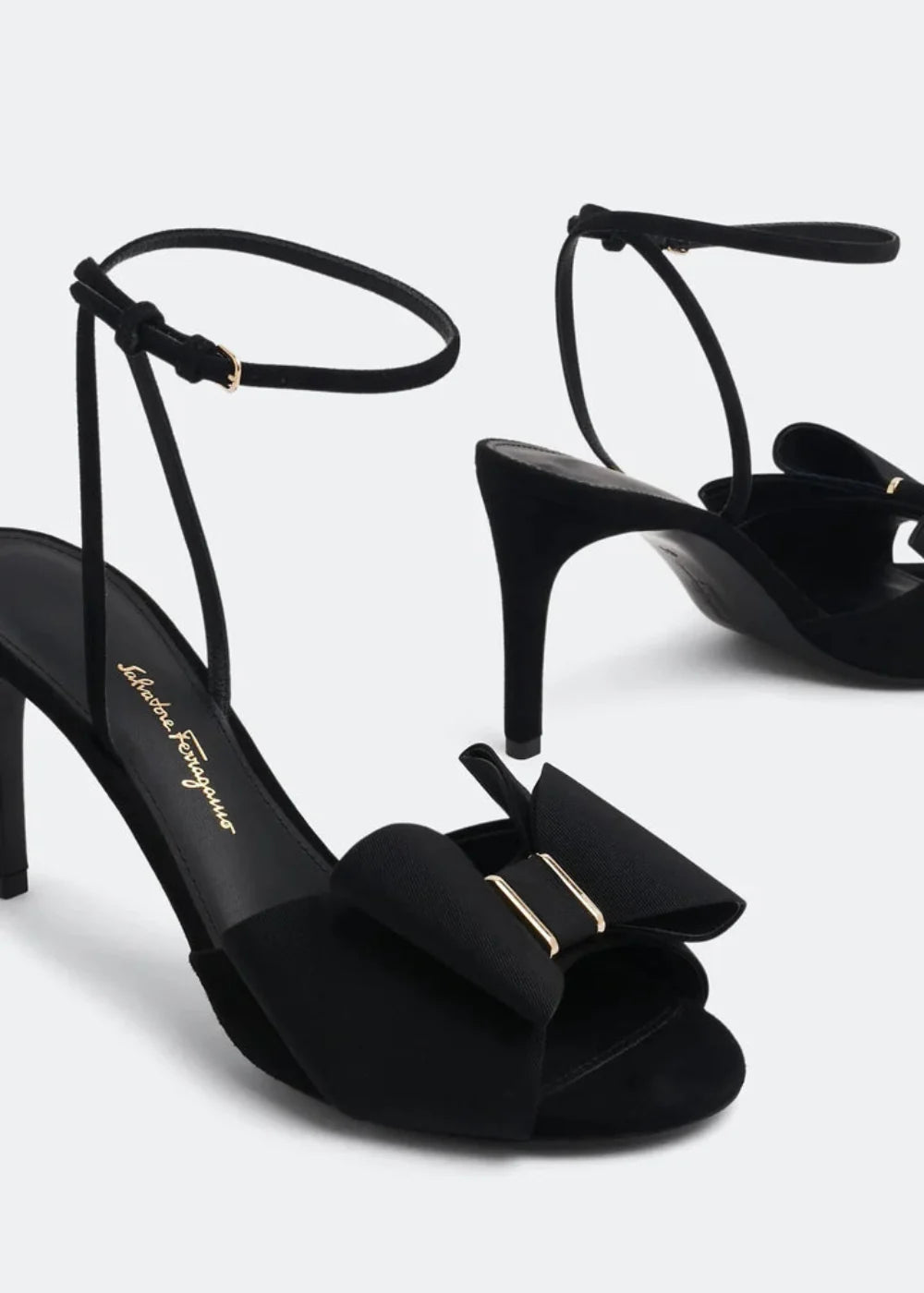 Salvatore Ferragamo Woman's Vara-Bow Heeled Sandals