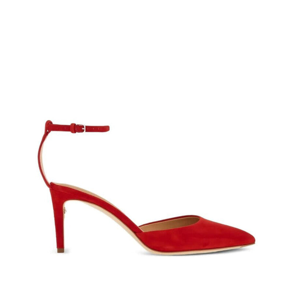 Salvatore Ferragamo Woman's Pointed-Toe Ankle-Strap Heels