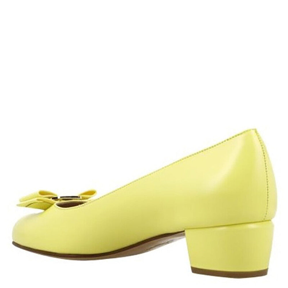 Salvatore Ferragamo Woman's Vara Bow Kitten Heels