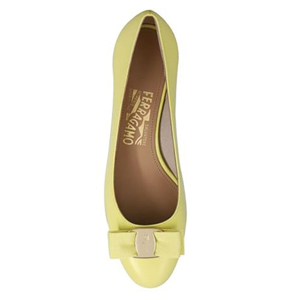 Salvatore Ferragamo Woman's Vara Bow Kitten Heels