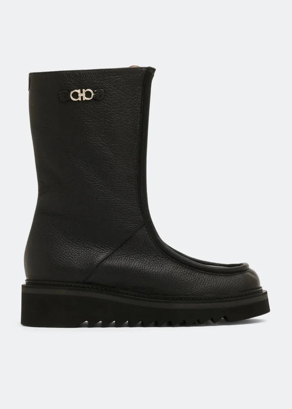 Salvatore Ferragamo Woman's Eurialo Zip-Up Boots