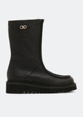 Salvatore Ferragamo Woman's Eurialo Zip-Up Boots