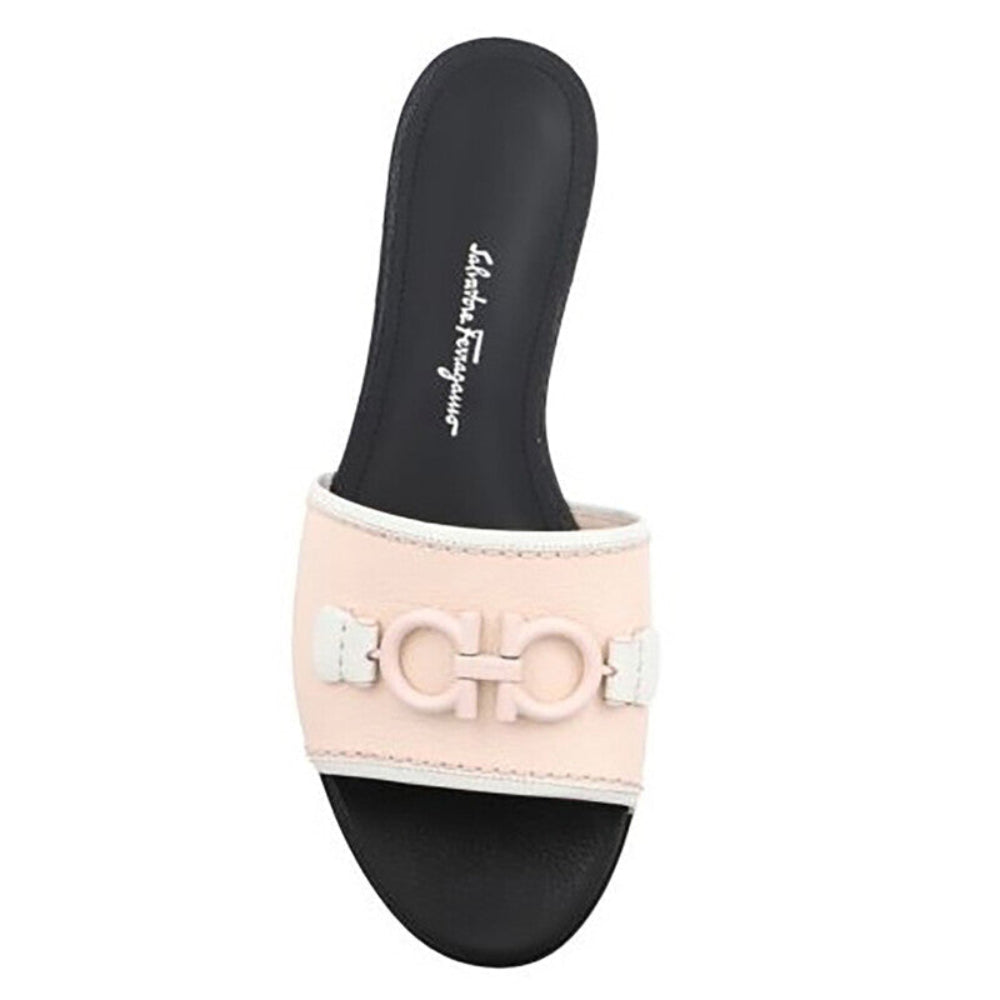 Salvatore Ferragamo Woman's Rhodes Gancini-Logo Sandals