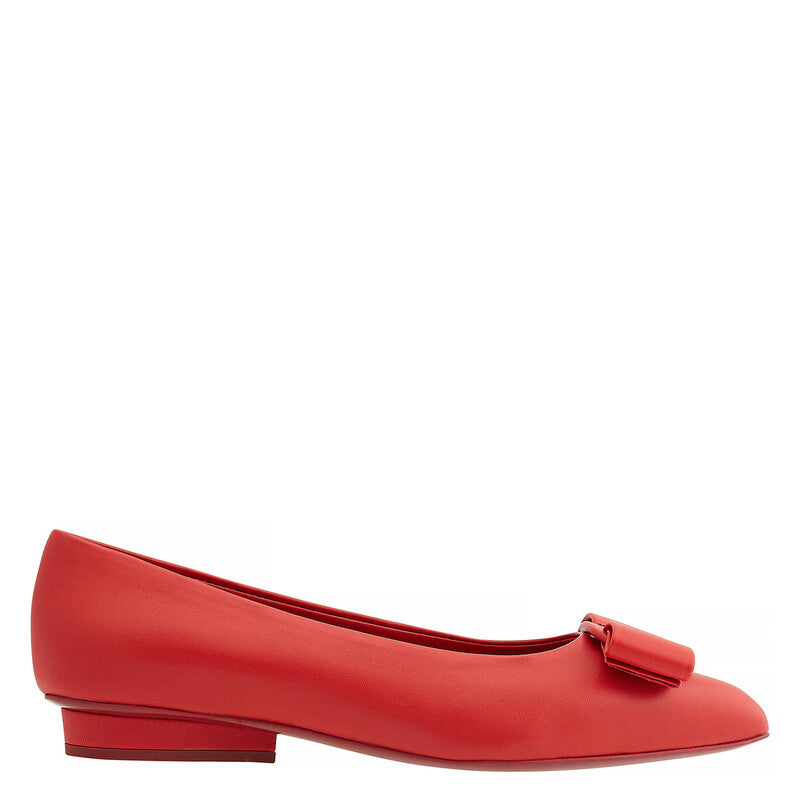 Salvatore Ferragamo Women's Red Ballet Flats