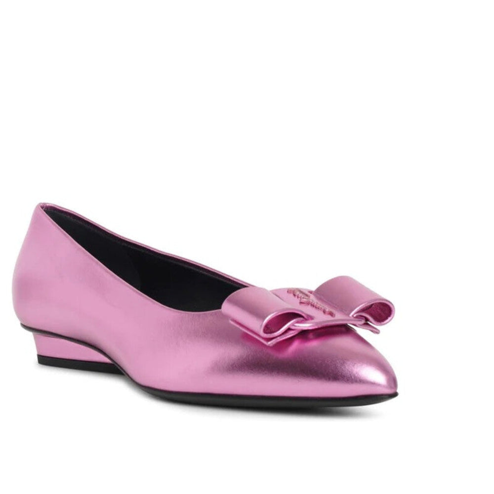 Salvatore Ferragamo Woman's Pink Viva Flats