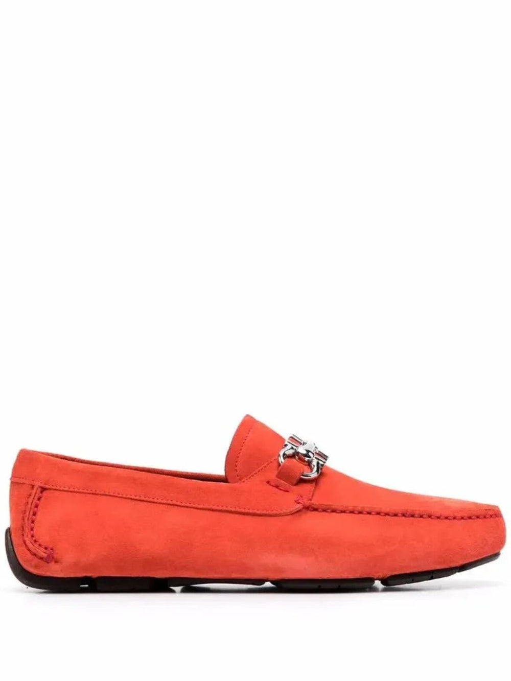 Salvatore Ferragamo Men’s Parigi Gancini Suede Shoes