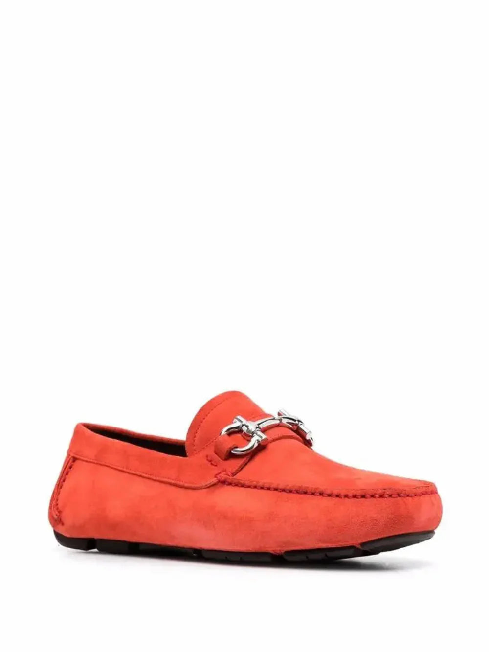 Salvatore Ferragamo Men’s Parigi Gancini Suede Shoes