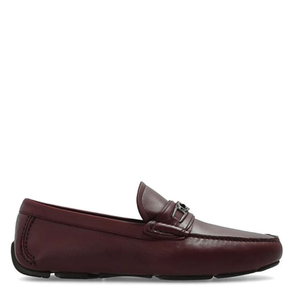Salvatore Ferragamo Men's Nevada Gancini Leather Driver