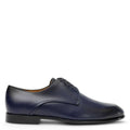 Salvatore Ferragamo Men's Blue Fosco Leather Derby Shoes