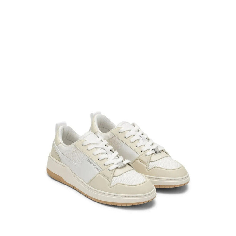 Salvatore Ferragamo Men's White Sneakers
