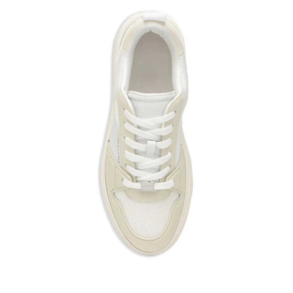 Salvatore Ferragamo Men's White Sneakers