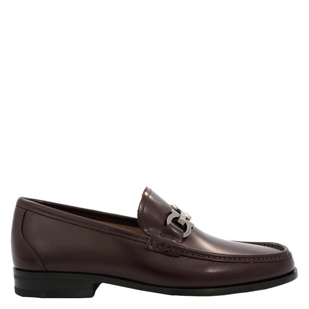 Salvatore Ferragamo Men's Gancini Leather Loafers