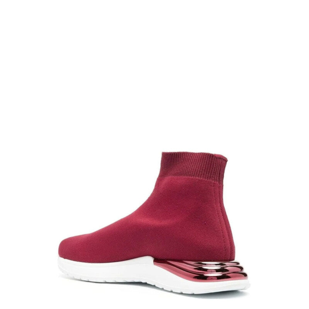 Salvatore Ferragamo Woman's Ninette High-Top Sock Sneakers