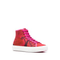 Salvatore Ferragamo Woman's Red High-Top Sneakers