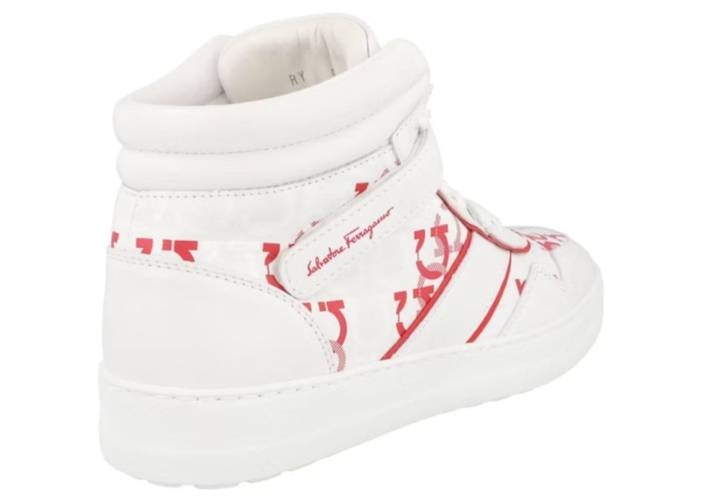 Salvatore Ferragamo Woman's Noe 2 High-Top Leather Sneakers