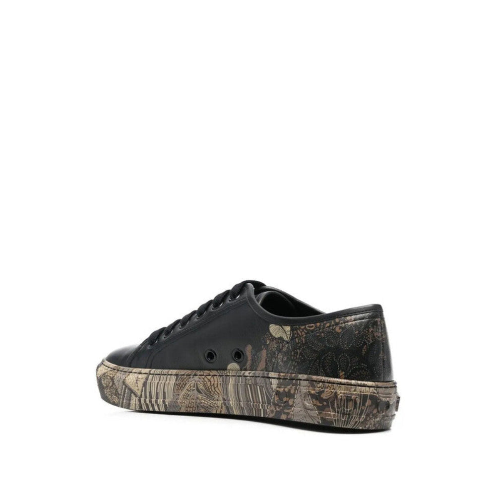 Salvatore Ferragamo Woman's Borg Cubic Low-Top Sneakers