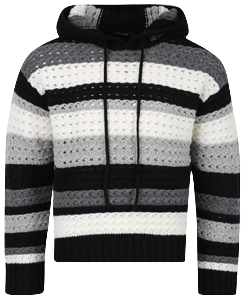 Nahmias Crochet Hoodie 'Black/Multicolor'