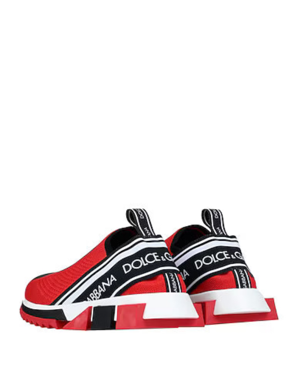 Dolce & Gabbana Sorrento Melt Slip-On Sneakers - Red/Black