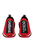 Dolce & Gabbana Sorrento Melt Slip-On Sneakers - Red/Black