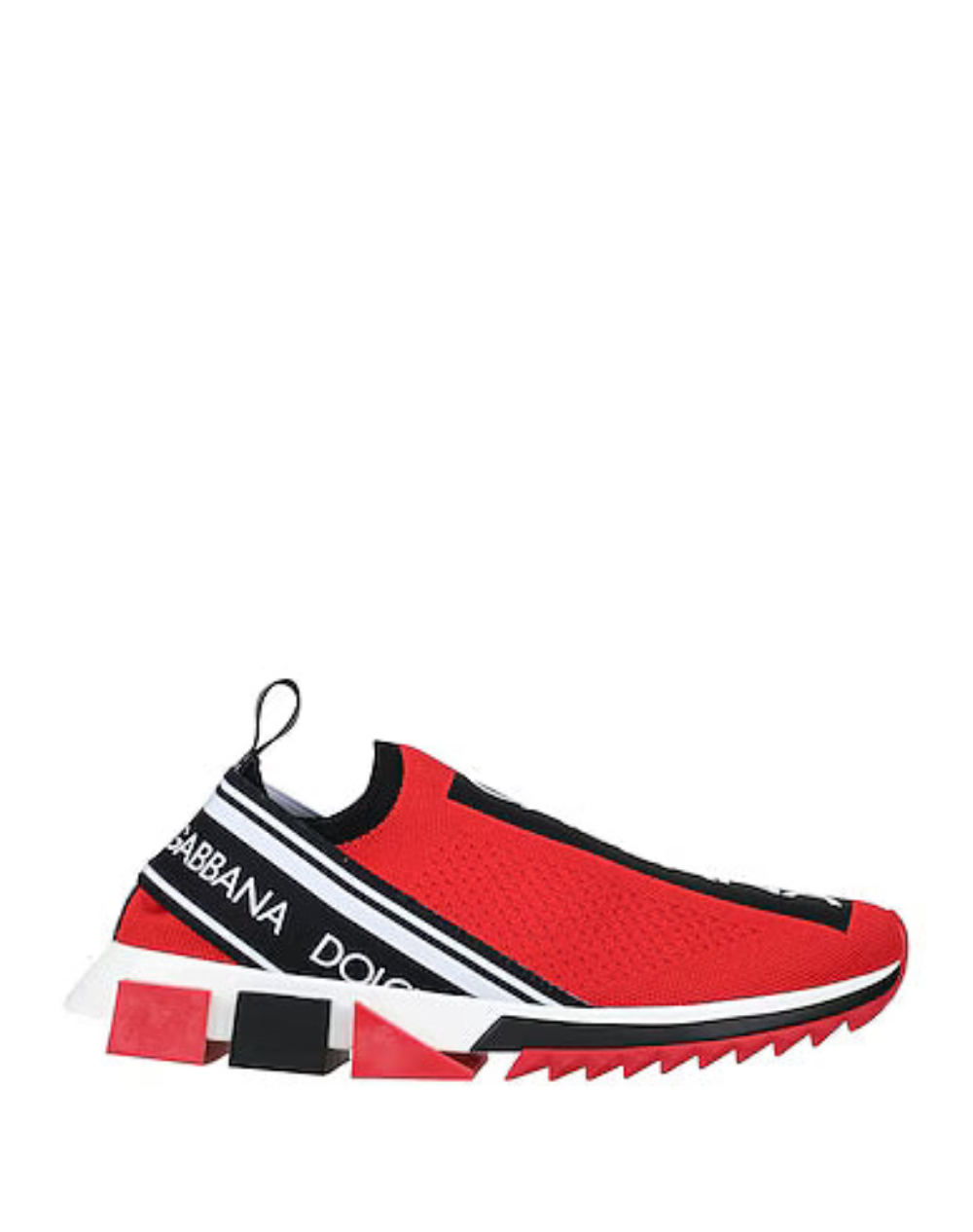 Dolce & Gabbana Sorrento Melt Slip-On Sneakers - Red/Black