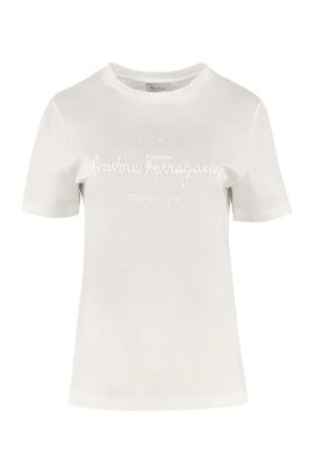 Salvatore Ferragamo Women's Luxury T-Shirt in White – Size M