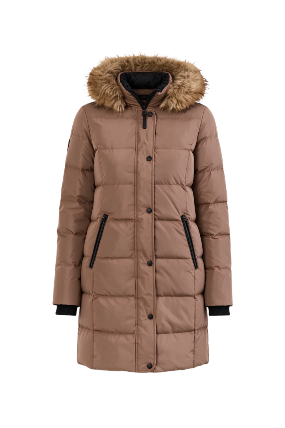 Rudsak Women's Maya Puffer Jackets Taupe 4125522
