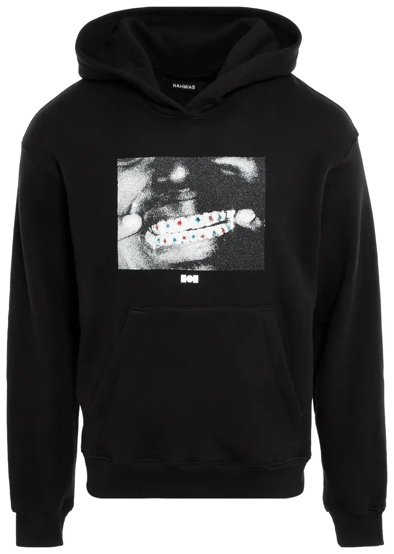 Nahmias Kodak Crystal Grillz Hoodie 'Black'