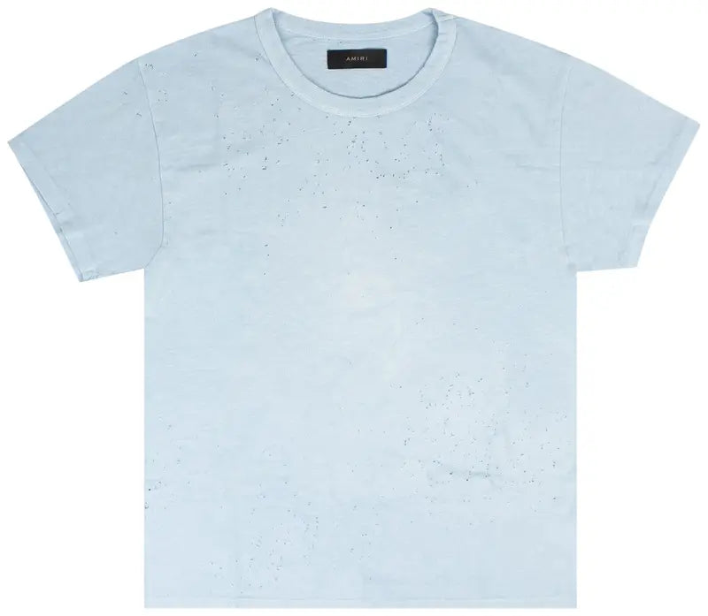 Amiri Shotgun T-Shirt- Light Blue