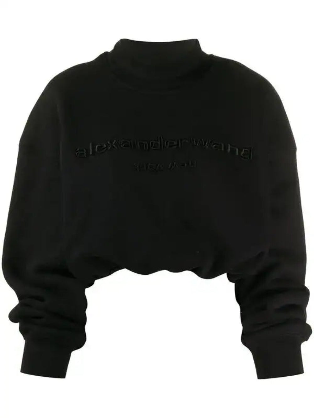 Alexander Wang Women's Signature Logo Sweatshirt in Black – Size XS