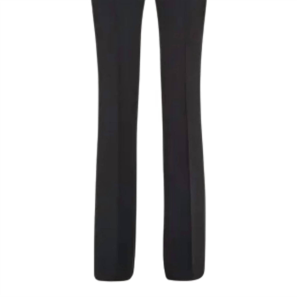 Salvatore Ferragamo Women's Flared Trouser Pants Black