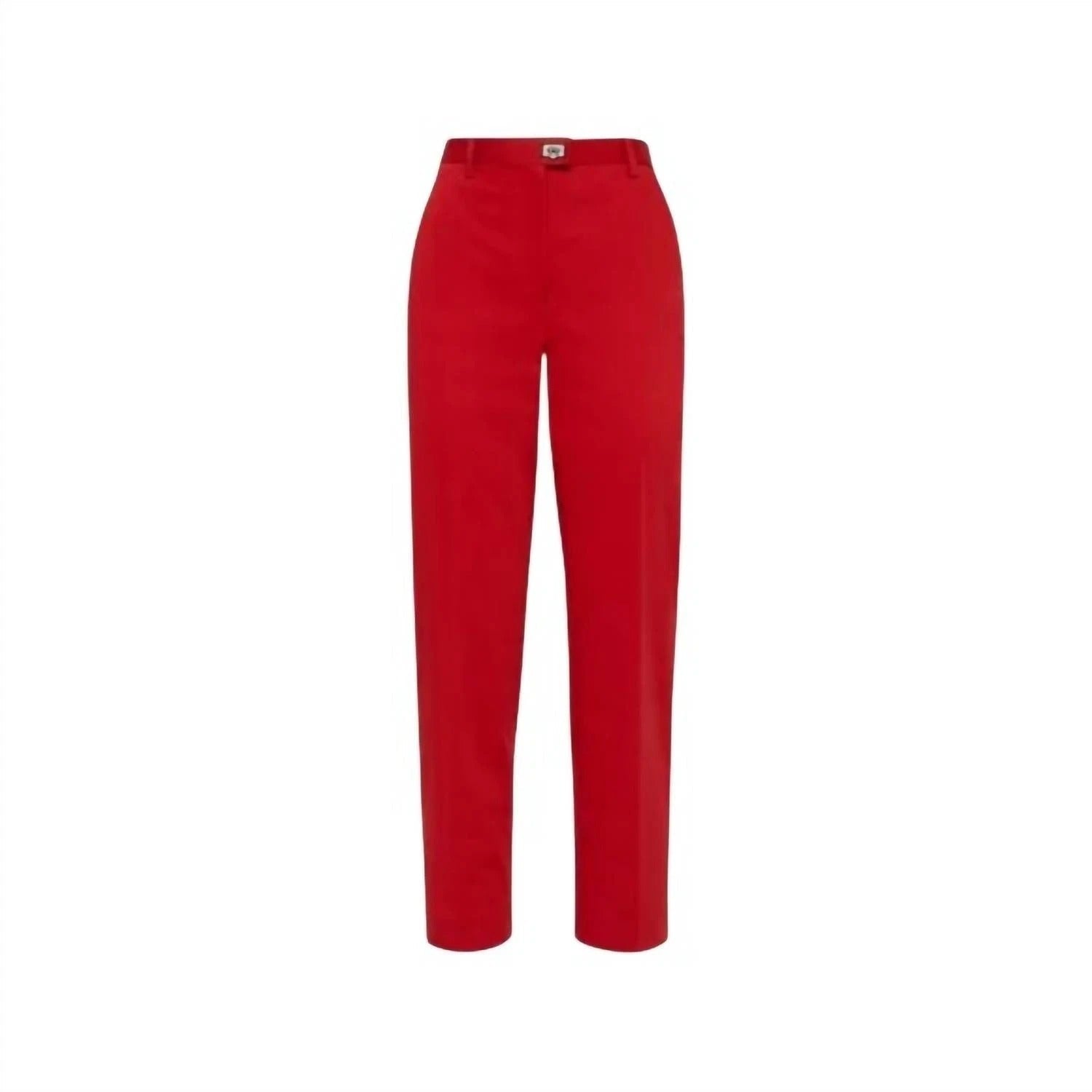 Salvatore Ferragamo Women's Ankle-Length Trousers Red